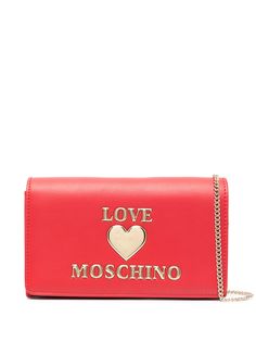 Love Moschino клатч с тисненым логотипом