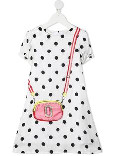 The Marc Jacobs Kids платье в горох с принтом