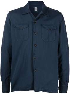 Eleventy рубашка с косым воротником