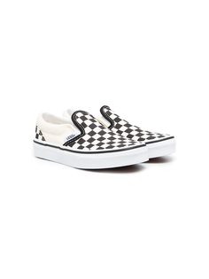 Vans Kids слипоны Classic в клетку