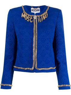 Moschino жакет с узором