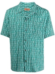 Missoni рубашка с геометричным принтом и короткими рукавами