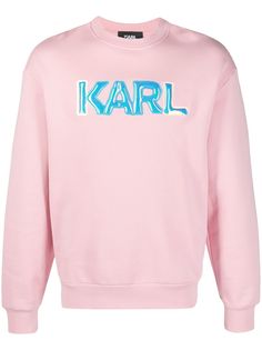 Karl Lagerfeld толстовка с круглым вырезом и логотипом