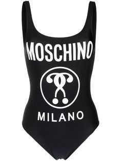 Moschino купальник с логотипом