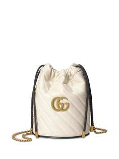 Gucci сумка-ведро GG Marmont размера мини