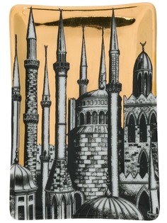 Fornasetti прямоугольная пепельница Minareti