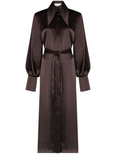 16Arlington платье-рубашка мини с заостренным воротником