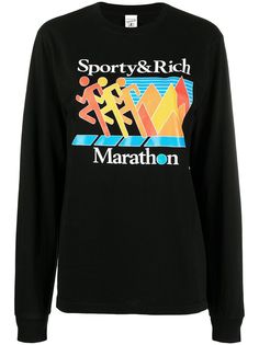 Sporty & Rich топ Marathon с длинными рукавами