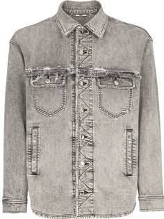 Dolce & Gabbana джинсовая куртка-рубашка с эффектом потертости