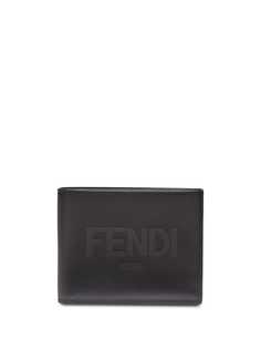 Fendi бумажник с тисненым логотипом