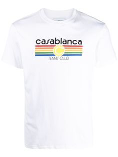 Casablanca футболка с логотипом