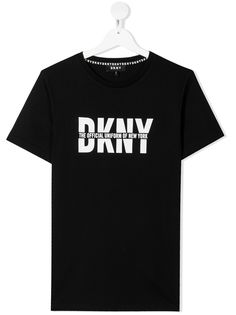 Dkny Kids футболка с круглым вырезом и логотипом