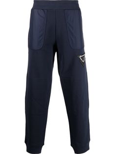 Moschino спортивные брюки прямого кроя с нашивкой-логотипом