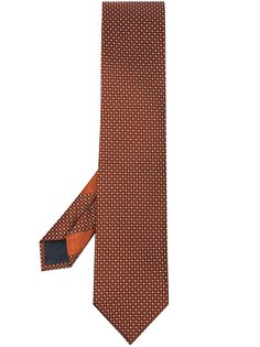 Ermenegildo Zegna галстук с геометричным узором