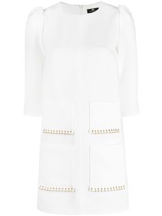 Elisabetta Franchi платье-трапеция с металлическим декором