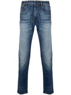Pt05 узкие джинсы с эффектом потертости