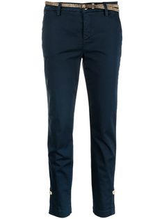 LIU JO брюки с декорированным поясом