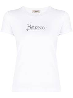 Herno футболка с логотипом