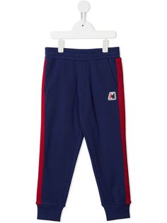 Moncler Enfant спортивные брюки с нашивкой-логотипом