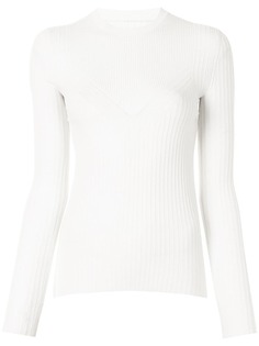 Proenza Schouler White Label джемпер в рубчик с круглым вырезом