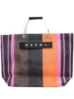 Marni Market сумка-тоут в полоску