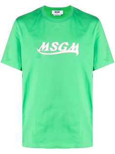 MSGM футболка с логотипом