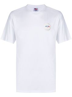 Autry футболка с круглым вырезом и нашивкой-логотипом