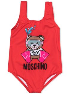 Moschino Kids купальник с принтом Teddy Bear