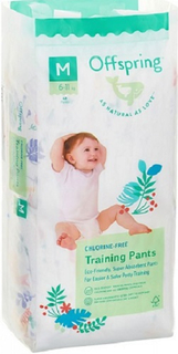 Подгузники-трусики OFFSPRING "Рыбки", M 6-11 кг, 42 шт (OF02MF)