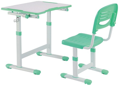 Комплект парта и стул-трансформеры FUNDESK Piccolino II Green (515967)