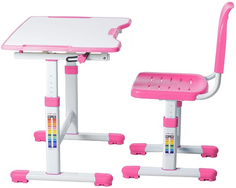 Комплект парта и стул-трансформеры FUNDESK Sole II Pink (221907)