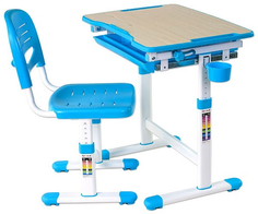 Комплект парта и стул-трансформеры FUNDESK Piccolino Blue (211458)