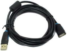 Кабель Vention USB2.0 A, 2 м Black (CBCBH)