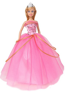 Кукла с аксессуарами DEFA-LUCY "Модница", 29 см, 1 предмет, розовая (8292)