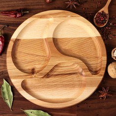 Тарелка-доска для закусок и нарезки Доброе дерево