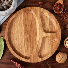 Тарелка-доска для закусок и нарезки Доброе дерево