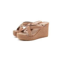 Кожаные сабо Rockstud Torchon Valentino