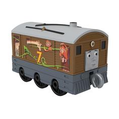 Паровозик Thomas & Friends Трек-мастер Тоби c изображениями животных