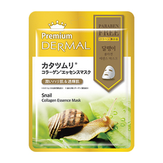 Dermal, Маска Premium с муцином улитки, 25 г