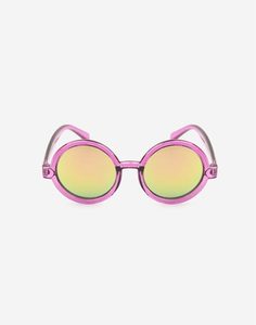 Детские круглые очки в розовой оправе Gloria Jeans