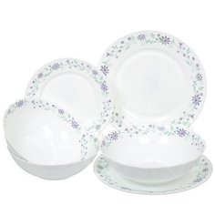 Сервиз столовый из стеклокерамики, 19 предметов, Констанция 130-21104