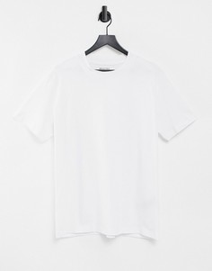 Белая свободная футболка из плотного хлопка Selected Homme-Белый