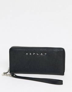Черный бумажник Replay-Черный цвет