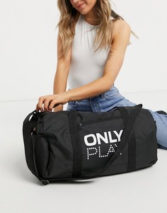 Черная спортивная сумка с логотипом Only Play-Черный цвет