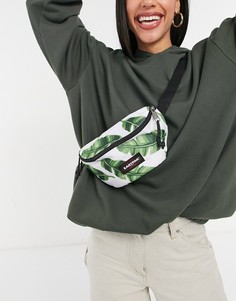 Сумка-кошелек на пояс с принтом листьев Eastpak Springer-Зеленый