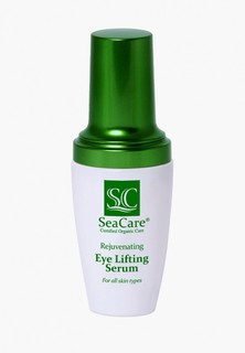 Сыворотка для кожи вокруг глаз SeaCare Органическая омолаживающая с Гиалуроновой кислотой, Витамином Е и Маслами 30 мл