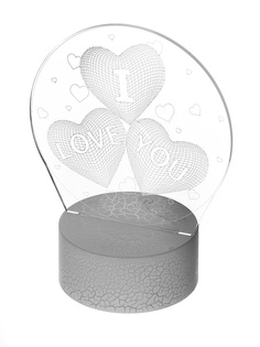 3D лампа Palmexx Я тебя люблю LED RGB PX/LAMP-031