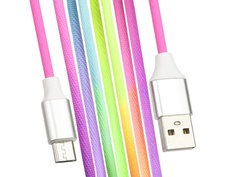 Аксессуар Liberty Project USB - MicroUSB 1m Rainbow 0L-00041714
