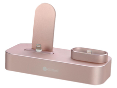 Док-станция COTEetCI Base22 2-in-1 для APPLE iPhone / AirPods Rose Gold CS7205-MRG