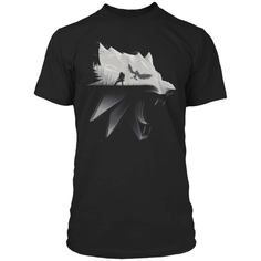 Футболка The Witcher 3 Wolf Silhouette Premium (M)